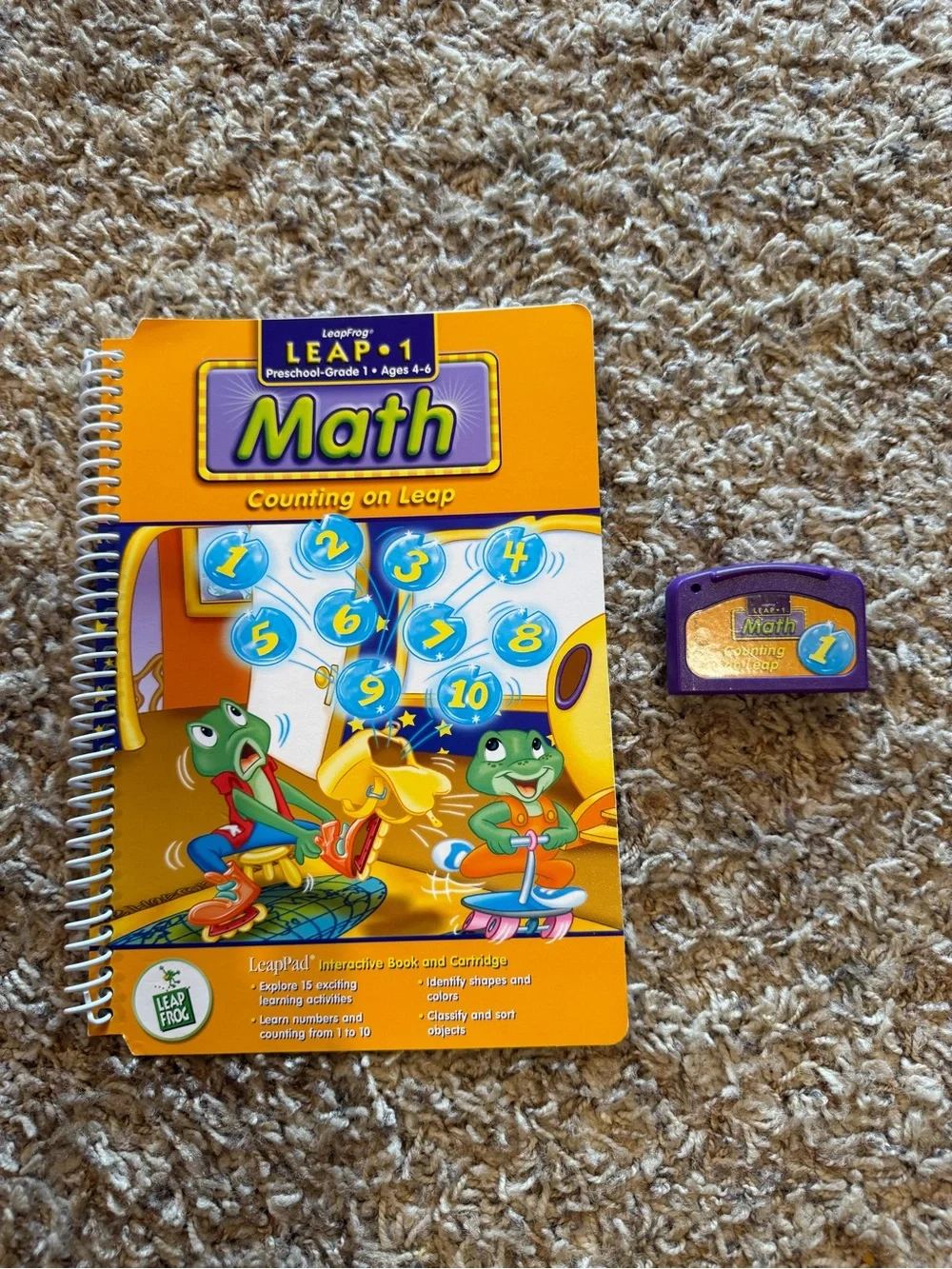 LeapFrog Leap-1 Math Counting on Leap Book & Cartridge